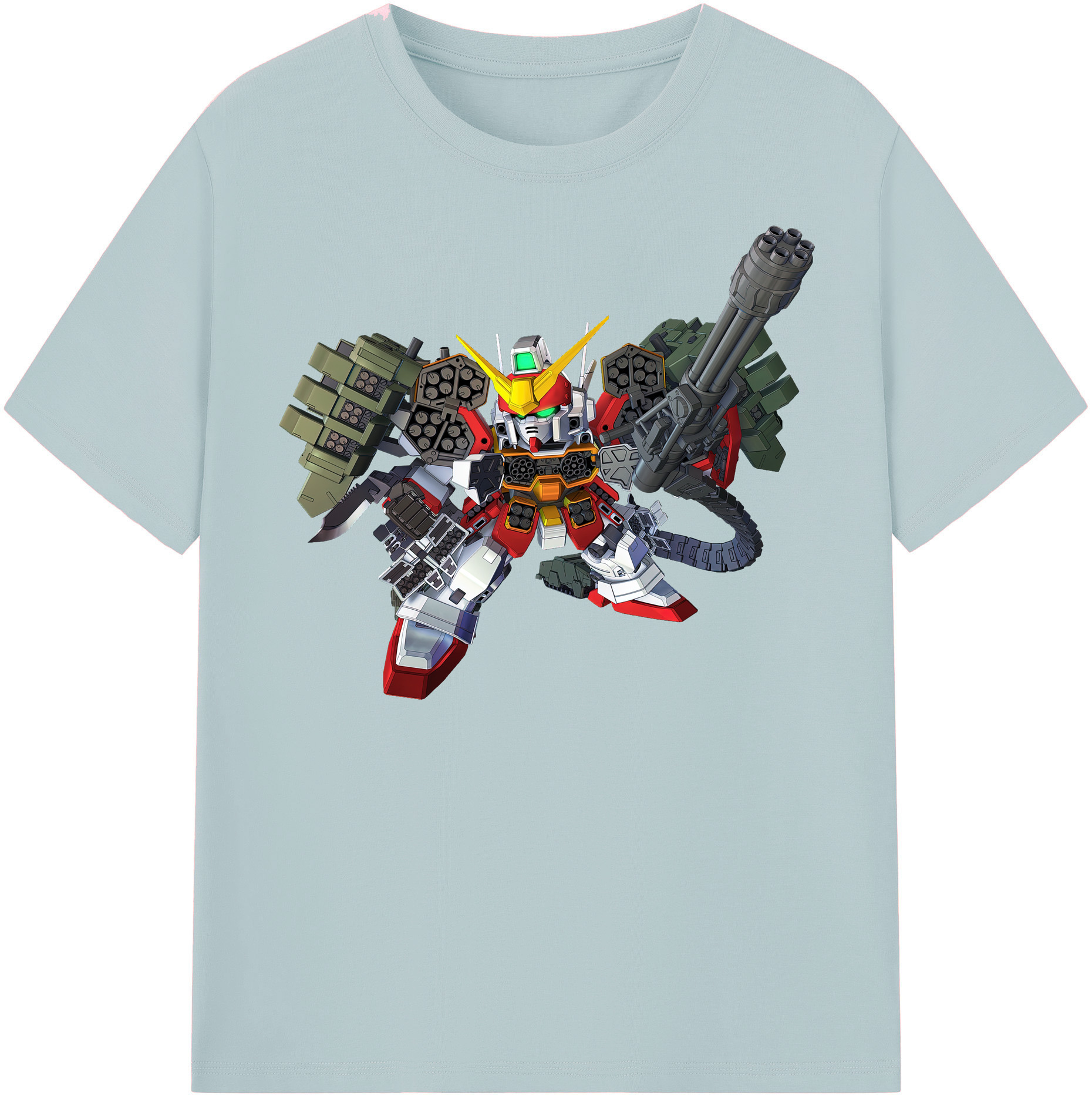 （画像用） 機動戦士ガンダム Mobile Suit Gundam 綿100％半袖Tシャツ（フロントプリント）
